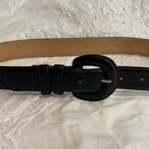 R.G.Street Women's Black Leather Belt Size M